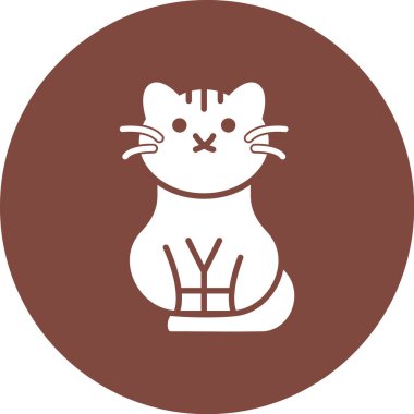 Kahverengi gözlü şirin bir kedi.