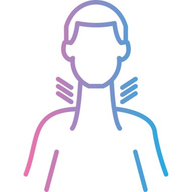 İnsan kafası ikonu. Beyaz arkaplanda izole edilmiş web tasarımı için insan başı vektör simgeleri