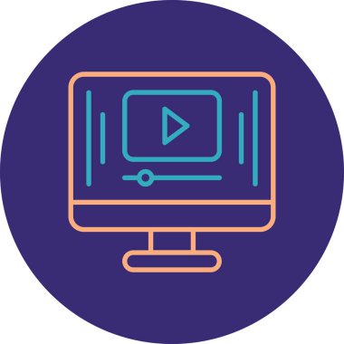 seo modern simgesinin vektör illüstrasyonu