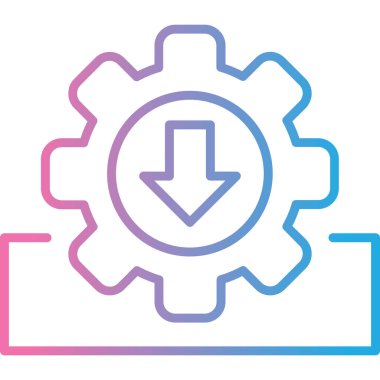 Ayar web simge vektör çizim