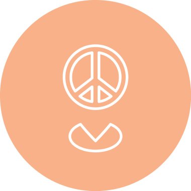 Barış simge vektör çizim