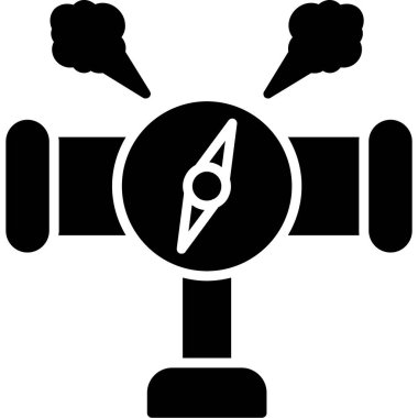 Modern bir simgenin vektör illüstrasyonu