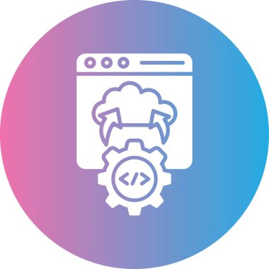 seo modern simgesinin vektör illüstrasyonu