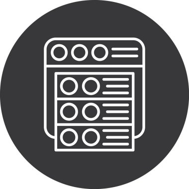 seo modern simgesinin vektör illüstrasyonu