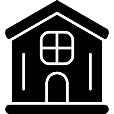 ev inşa simgesi ana hatları biçiminde