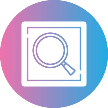 Arama simgesi vektör illüstrasyonu