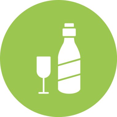 şarap şişesi vektör simgesi