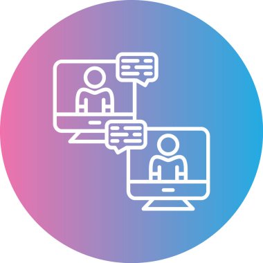 seo modern simgesinin vektör illüstrasyonu