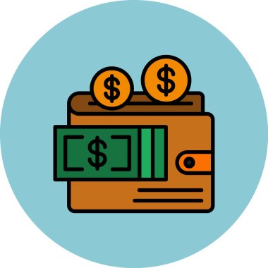 para çantası ikon vektör illüstrasyonu