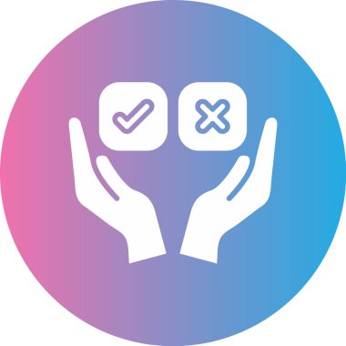 Bir çapraz simgenin vektör illüstrasyonu