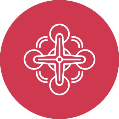 Eşsiz kar tanesi vektör simgesi