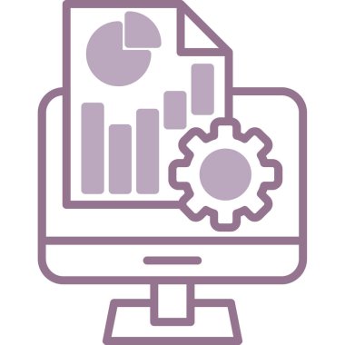 seo modern simgesinin vektör illüstrasyonu