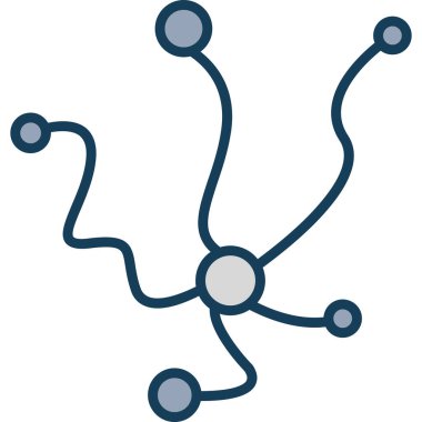 bağlantı bağlantı simgesi düz biçimli