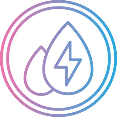 Güç simgesinin vektör illüstrasyonu