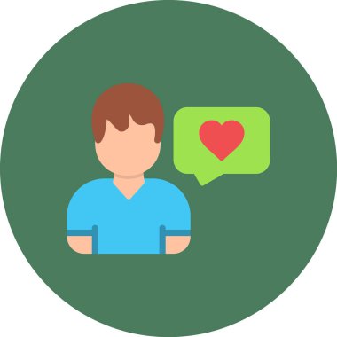 İfade Simgesi, Basit Renk Vektörü İllüstrasyonu