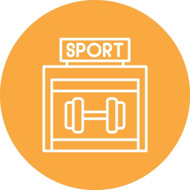 Spor simgesinin vektör illüstrasyonu