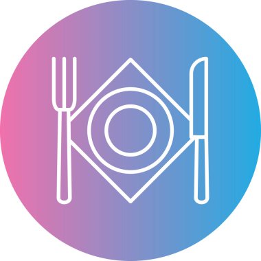 Gıda simgesinin vektör illüstrasyonu