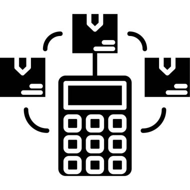 Telefon ikonu. Telefon simgesinin vektör illüstrasyonu.