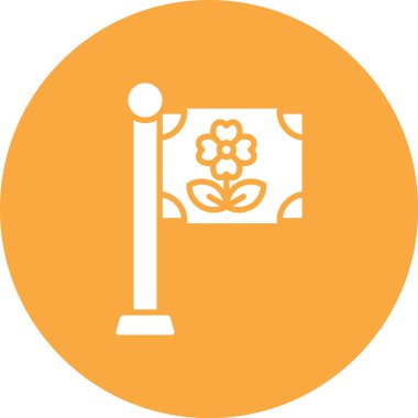 Vektör Çiçeği Simgesi illüstrasyonu