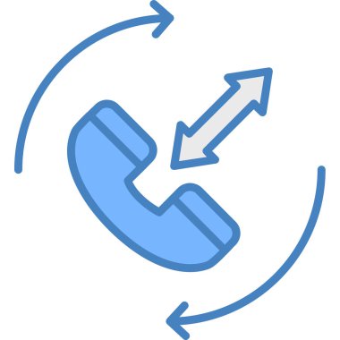 - Telefon. Web simgesi basit illüstrasyon