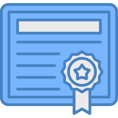 Rozet. Web simgesi basit illüstrasyon