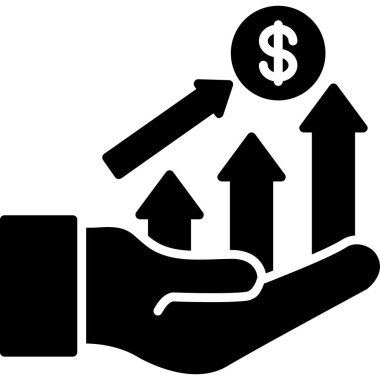 Dolar. Web basit illüstrasyonu