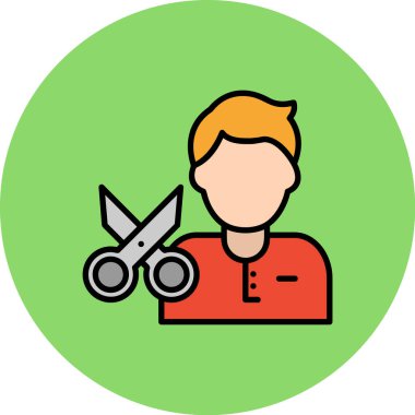 Çocuk simge vektör çizim