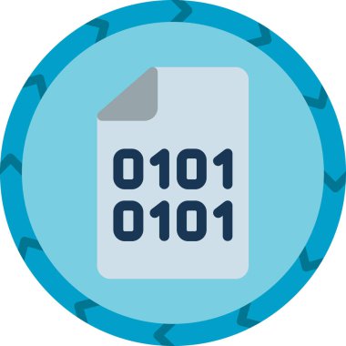 kod vektörü renk simgesi