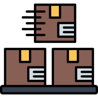 Bina. Web simgesi basit illüstrasyon