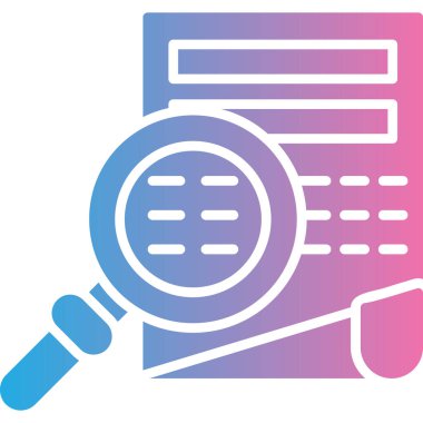 Analiz Simgesi Vektör Çizimi