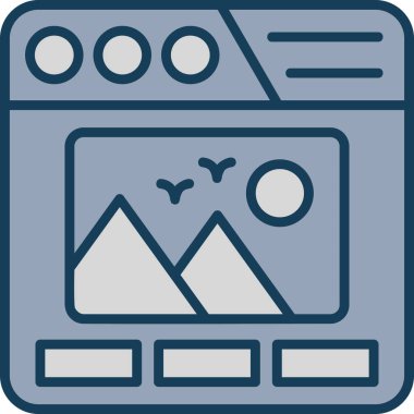 Web tarayıcı penceresi simge