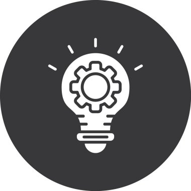 Fikir simgesi vektör illüstrasyonu