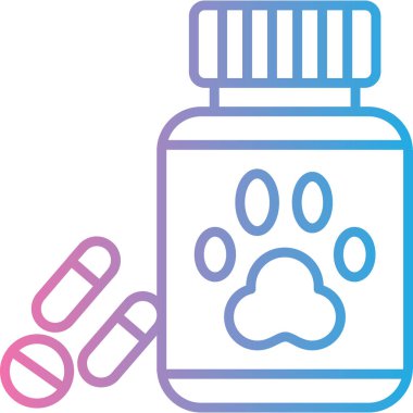 Bir hapın vektör illüstrasyonu