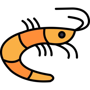 Istakoz. Web simgesi basit illüstrasyon