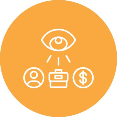 Modern simgenin vektör illüstrasyonu