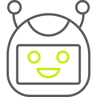 robot. Web simgesi basit tasarım
