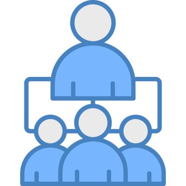 Farklı iş simgeleri olan insanlar