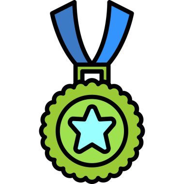 Madalya ödülü. Web simgesi