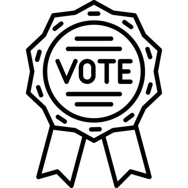 Basit bir oy simgesi