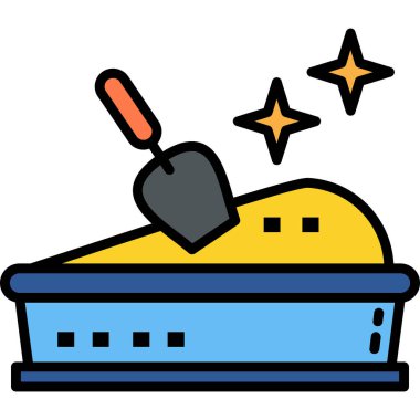 Temizlik fırçası simgesi. dış hat temizleme fırça vektör rengi ince izole