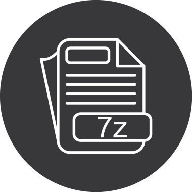 Vektör belgesi Simge illüstrasyonu