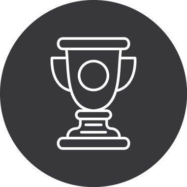 kupa simgesi vektör illüstrasyonu