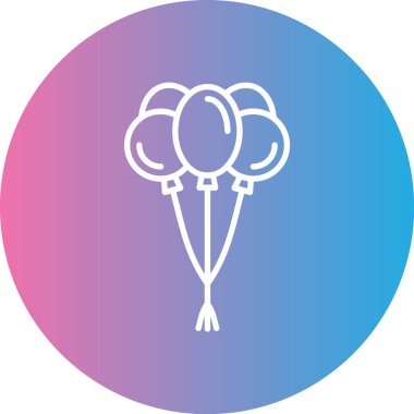 balon ikon vektör illüstrasyonu