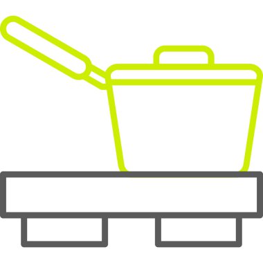 Kova. Web simgesi basit illüstrasyon