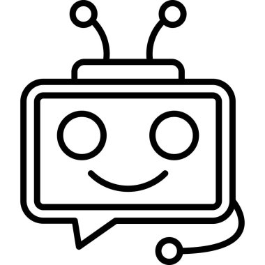 Konuşma simgesi, vektör illüstrasyonu