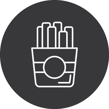 Gıda simgesinin vektör illüstrasyonu