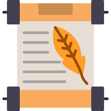 Kitap. Web simgesi basit illüstrasyon