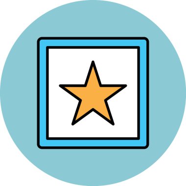 Rozet Simgesi Moda Biçiminde İzole Arkaplan