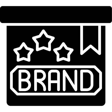 üzerinde beyaz ve siyah bir rozet damgası olan marka metni