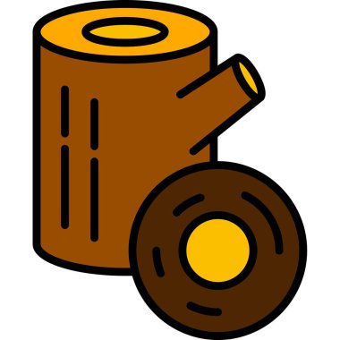 Tuvalet kağıdı ikonu. taslak çizim vektör işareti